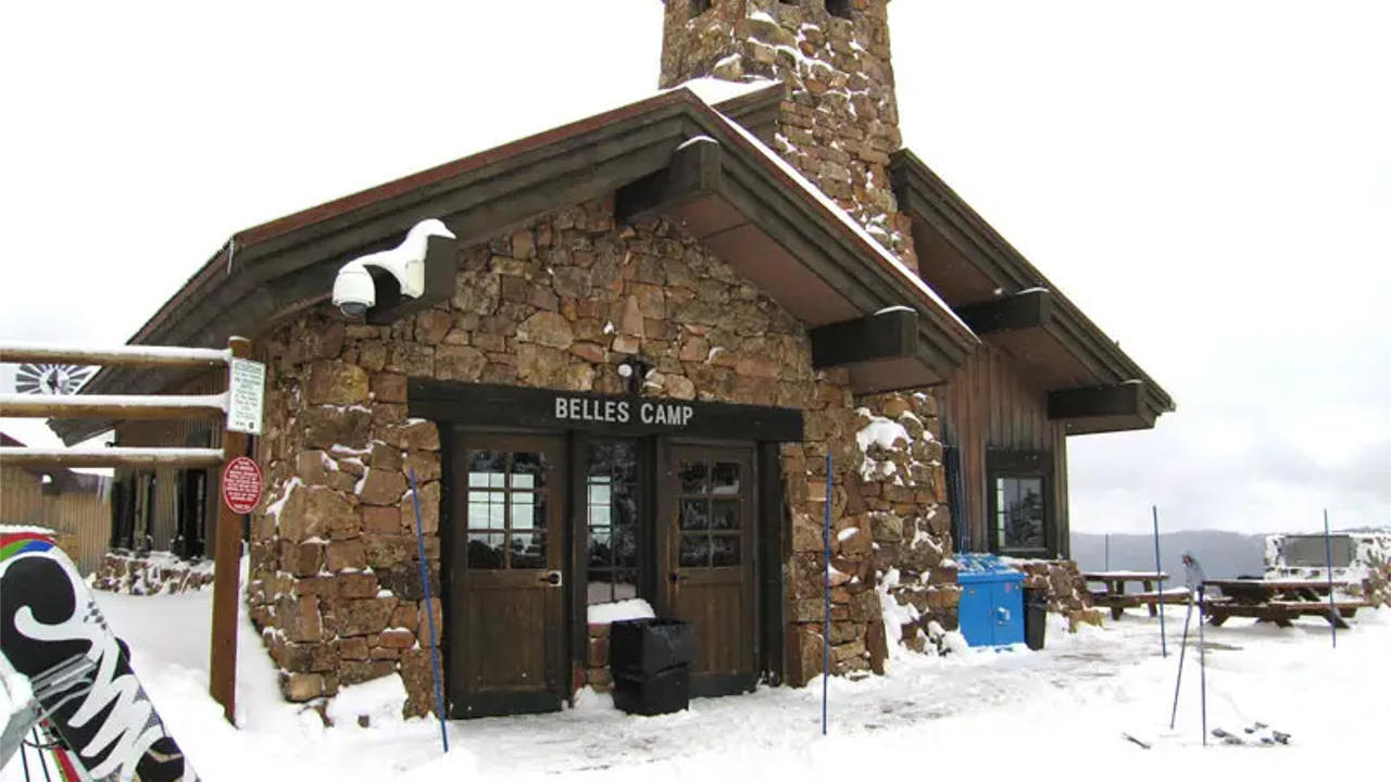 Belle's Camp deck in Blue Sky Basin on Vail Mountain
