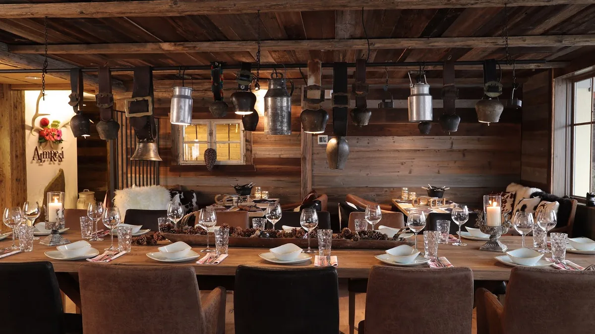 Almresi Alpine restaurant in Vail