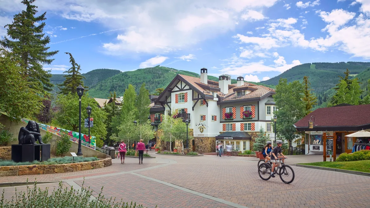 Austria Haus hotel beside the Covered Bridge in Vail Village