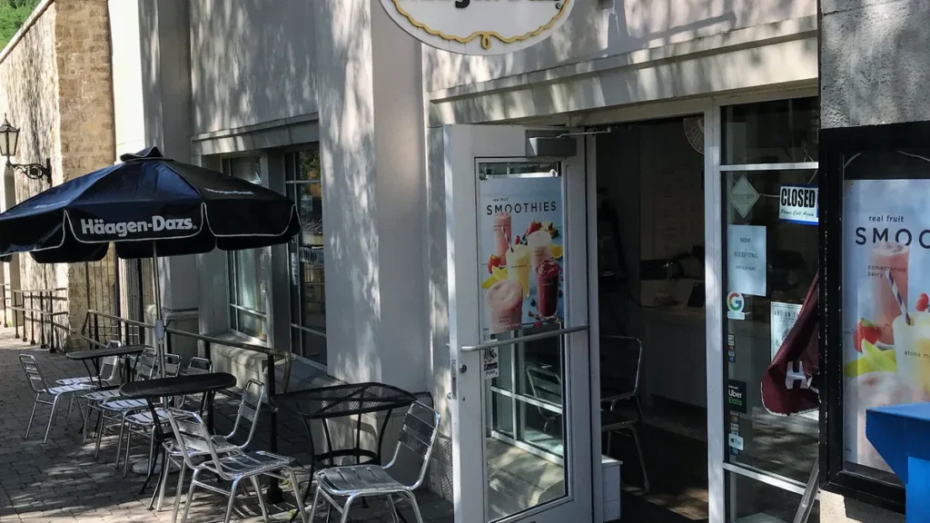 Haagen-Dazs ice cream shop in Vail