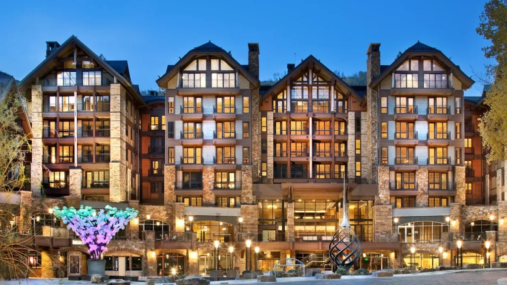 Solaris Residences building in Vail Village