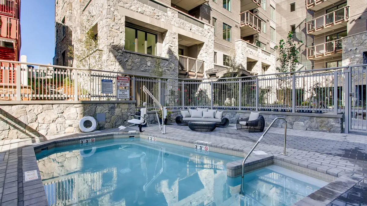The Lion residences in Lionshead Village, Vail