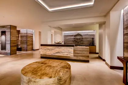 The Lion Vail reception and lobby lounge via Expedia