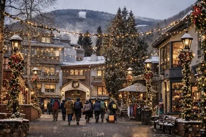 Vail Village Tree Lighting