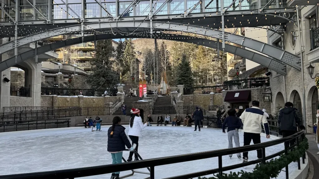 Alderhof Ice Rink in Vail Colorado